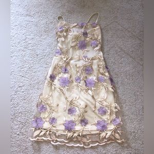 Lucy in the Sky Gold Dress